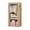 E, variant on Portable Clothes Closet,Non-Woven Fabric Cover Wardrobe with Metal Hanging Rods and Zipper, Quick and Easy Assembly Temporary Use