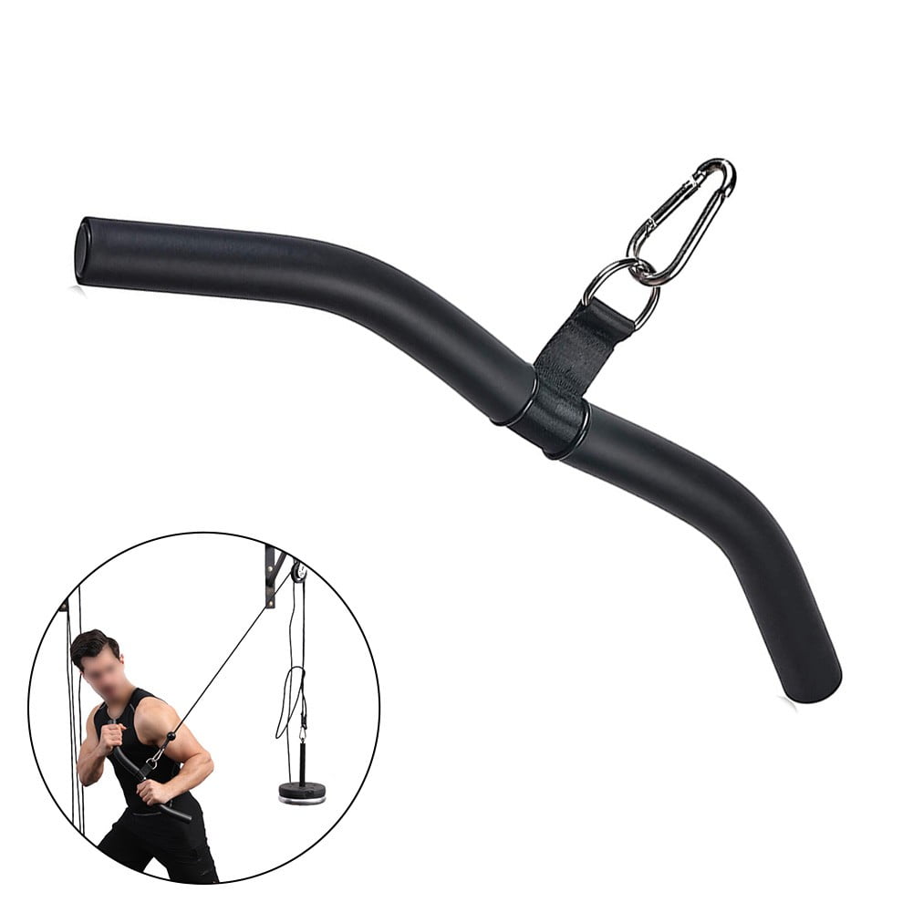 Pull Down Bar Attachment Triceps Trainer Back Tension Lever Fitness Accessory