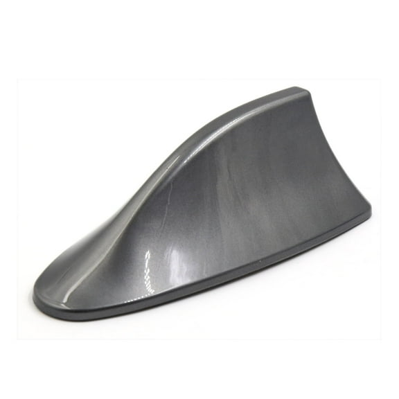 Unique Bargains Universal Gray Shark Fin Shape Design Auto Car Roof Adhesive Decorative Antenna