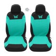 thumbnail image 1 of Juego de 4 fundas universales para asientos de coche Unique Bargains lavables transpirables color verde, 1 of 7