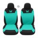 thumbnail image 1 of Juego de 4 fundas universales para asientos de coche Unique Bargains lavables transpirables color verde, 1 of 7