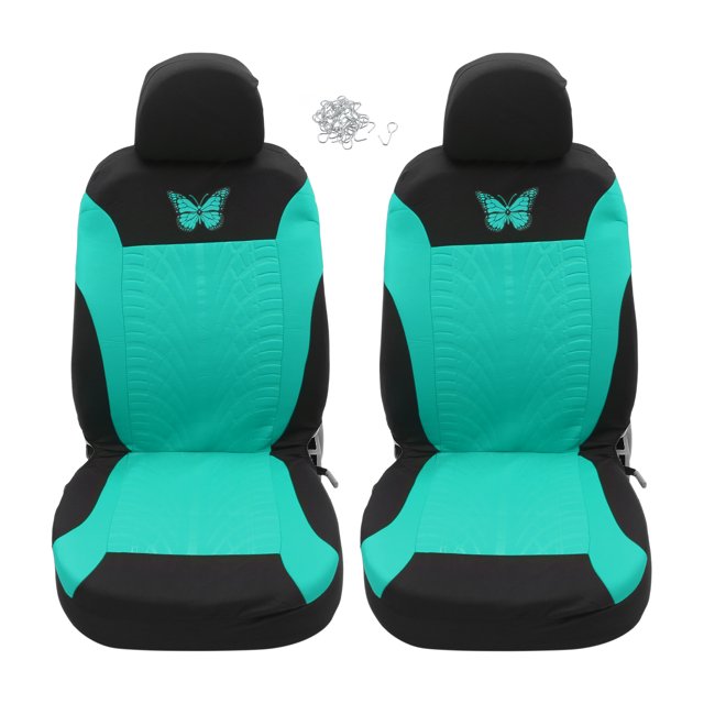 Juego de 4 fundas universales para asientos de coche Unique Bargains lavables transpirables color verde