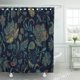 thumbnail image 1 of ABPHQTO Paisley Acuarela Floral con flores Flores Tulipanes Hojas Cortina de ducha oriental tradicional Cortina de baño 165x180 cm, 1 of 2