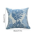 thumbnail image 3 of Tropical Leaves Print Pillow Covers 18x18 Inch Modern Leaf Decorative Outdoor Throw Pillows Summer Decorations Pillow Case Square Cushion Cover Decor for Sofa Couch Bed, 3 of 6