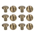 thumbnail image 3 of Metal Nail Rivet Studs,200 Sets Book Binding Binding Screws Assorted Kit Book Binding Screw Seamless Integration, 3 of 5