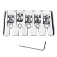 thumbnail image 2 of Tachiuwa Kit de Vis de Pont Chromé 5 Cordes pour Guitare Électrique, 2 of 9