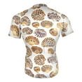 thumbnail image 4 of joogoo Leopard Seashells Pattern Men's Cycling Jerseys Mountain Bike Short Sleeve Tops M, 4 of 7