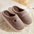 thumbnail image 2 of CHUMUD Women's Cotton Slippers - Cozy Fleece Lined with Non-Slip Sole, Warm Indoor House Shoes, 2 of 8