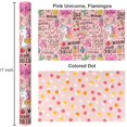 thumbnail image 4 of Papel de Regalo Reversible Burymento Unicornio Rosa 43 cm x 10 m, 4 of 6