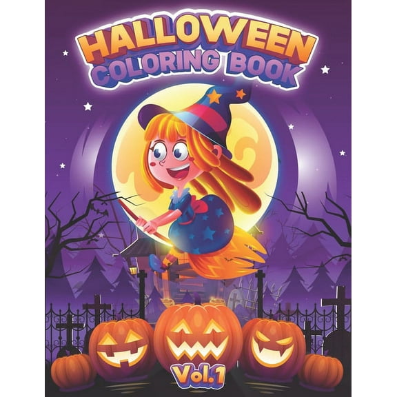 Halloween Coloring Book: For Kids Vol.1 (Paperback)