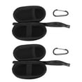 thumbnail image 2 of Earbuds Carrying Case Holder, 2pcs Abrasion  Sturdy Zipper Earbud Case EVA Nylon  For Outdoor, 2 of 8