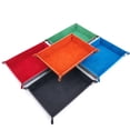 thumbnail image 4 of Dice Tray Foldable Metal Dice Rolling Tray Holder Storage Box for RPG DND Table Game Double Sided, 4 of 6