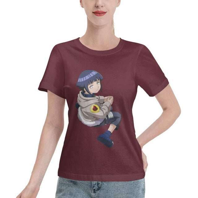 Women's Basic Short Sleeve T-Shirt Naruto Hinata