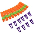 thumbnail image 3 of SHISUYAN 10pcs Oil Pastel Extender Crayon Extender Twistable Crayon Holder Drawing Stick Extender Drawing Crayon Sharpener Crayon Pen Cap Oil Painting Stick Extender, 3 of 9
