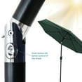 thumbnail image 6 of Sunnydaze 96" Green Solid Octagon Market Umbrella with Push-Button Tilt, 6 of 13