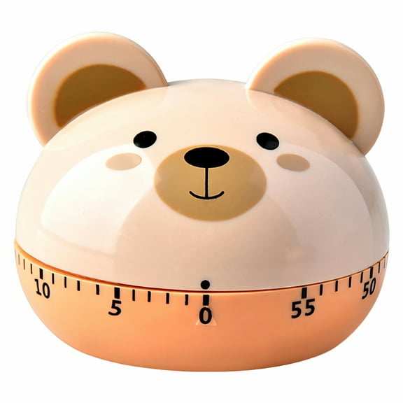 CCOCC Timer,Cartoon Animal Design Visual Timer,Precise 60-Minute Timer Battery-Free Operation Shot Timer,Style1
