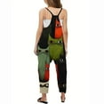 thumbnail image 3 of GERsome Girls Jumpsuit Romper V Neck Sleeveless Cute Long Pants Casual Printed Spaghetti Straps Overalls with Side Pockets 5-14 Years（Size 9-10 Years/12#Cats), 3 of 6