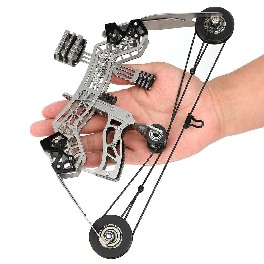 SHARROW 10" Archery Compound Bow 12lbs Arrow Set Shooting Gift Pocket Bow Kid Toy Target