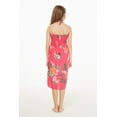 thumbnail image 2 of Girl Hawaiian Halter Dress in Pretty Tropical Hot Pink Size 10, 2 of 5