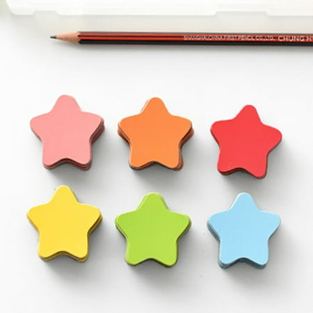 

Fairnull 20Pcs/Set Magnetic Sticker Easy to Apply Multifunctional Multicolor Children s Race Stars Whiteboard Magnet Party Supplies