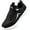 Black, variant on Ecetana Womens Walking Running Shoes Lightweight Breathable Mesh Tennis Sneakers