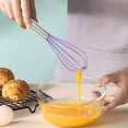 thumbnail image 4 of Outoloxit Stainless Steel Manual Egg Beater - Hand Whisk for Baking, Whipped Cream, Eggs with Hanging Storage & Dishwasher Safe, 4 of 8
