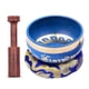thumbnail image 1 of Juego de Cuenco Tibetano Muslady con Diseño Tradicional, Incluye Cuenco de Metal de 9.5cm, Baqueta de Madera y Cojín Azul Oscuro de 10cm, Ideal para Yoga y Meditación., 1 of 7