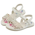 thumbnail image 1 of Sandalia Coqueta Niña Perla Velcro Casual Antiderrapante blanco 13, 1 of 5
