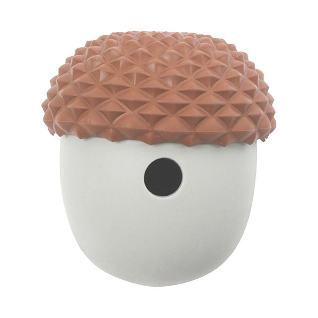 Juguete para Masticar para perros Yuyangstore Bola de golosinas para perros Marrón Con Gris