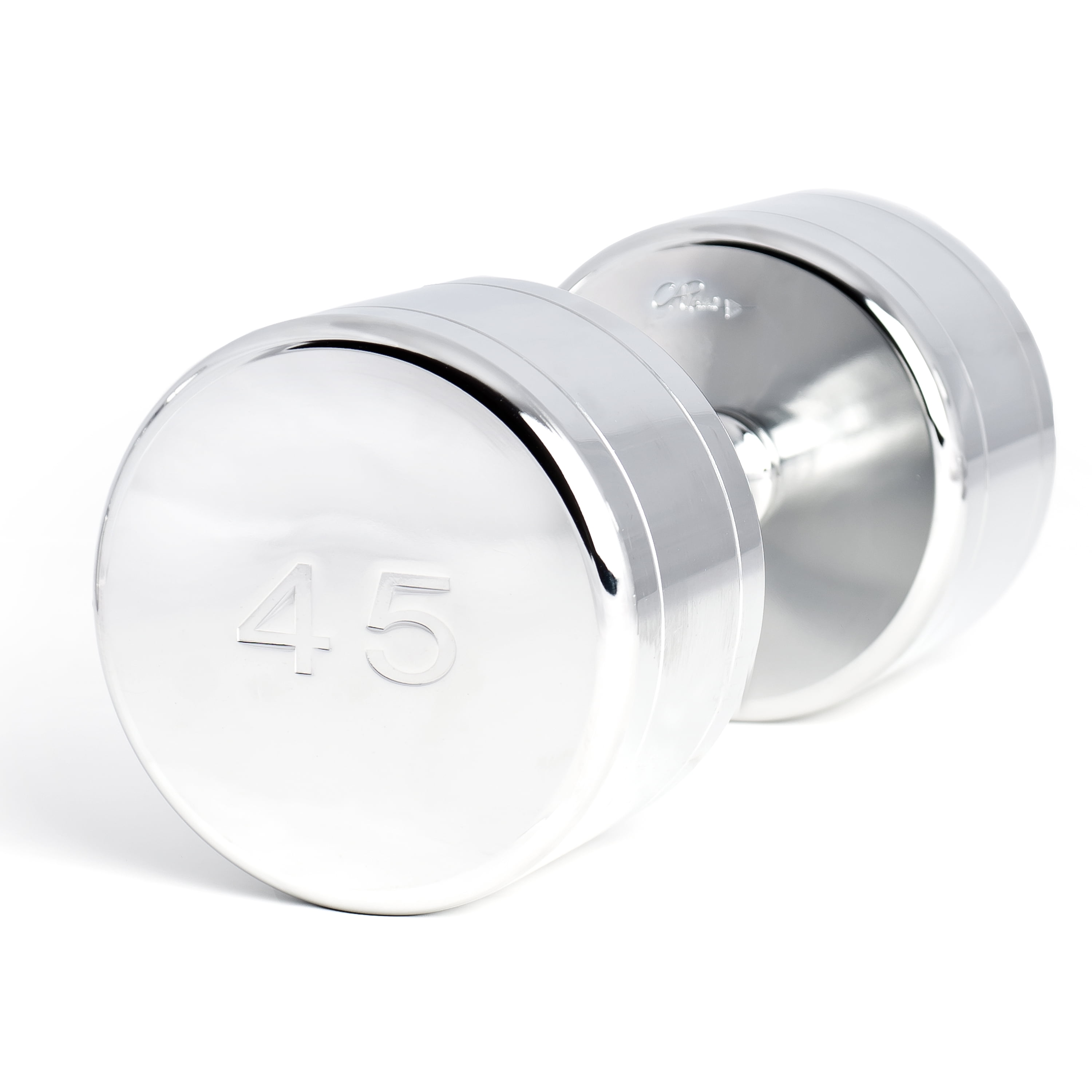 CAP Barbell Chrome Dumbbell with Contoured Handle, Single, 45 lbs