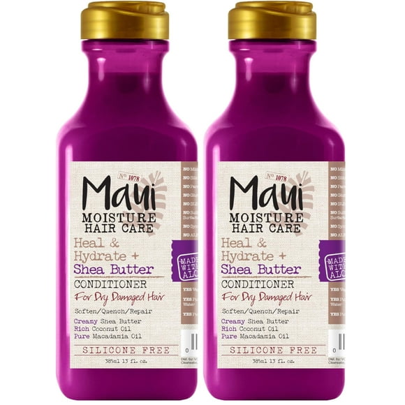 Acondicionador Maui Moisture Heal & Hydrate Manteca de karité 385 ml x2
