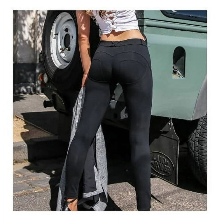Interloper Low Rise Butt Lift Yoga Pants Women Black Leggings Sexy Push Up  Scrunch Butt Lift Pants