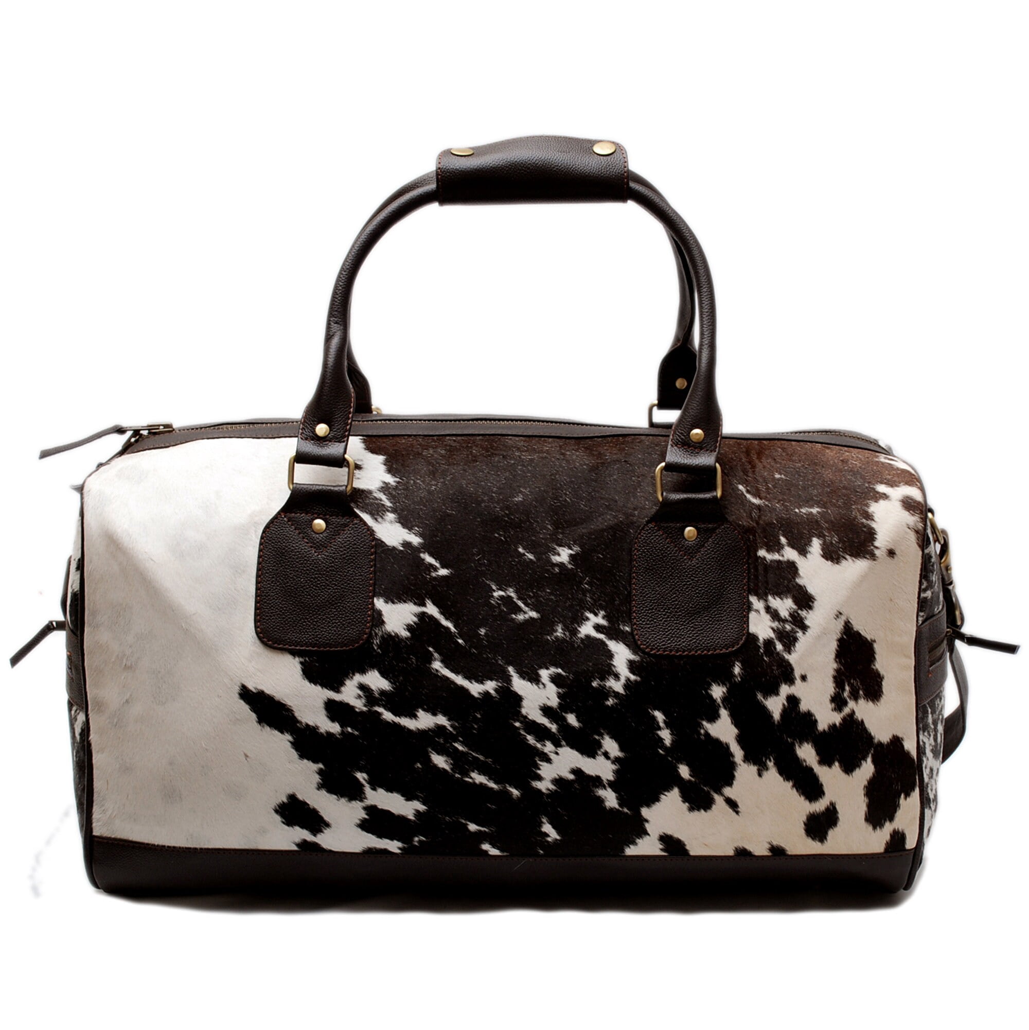 Tricolour Leather Duffle Bag Cowhide Large Leather Duffel Women Travel Weekend Holiday Bag Men Sport Overnight Weekender KDL-07