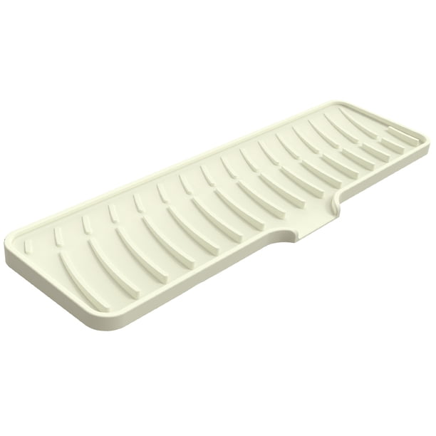 Matsuzay Protector de fregadero de silicona de gel de sílice Ternal, tapete de drenaje para grifo, tapete de silicona para grifo, protector Suministros de limpieza para el hogar B