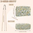 thumbnail image 4 of FORMRS Women Crossbody Purse with Chain Strap Vegan Leather Shoulder Handbag, Autumn Greenery, 4 of 7