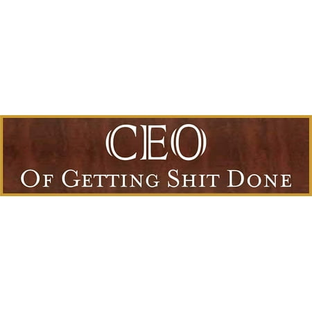 Custom Ad Plate (CEO of Getting Shit Done Name Plate, Funny Name Plate, Funny Name Signs, Name Plate, Custom Name Plate, Desk Name Plate, Office Name Plate, Name Tag, Sign Plate, Name Plates)