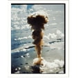 thumbnail image 2 of Historic Framed Print, [Aerial view of mushroom cloud from atomic bomb, Bikini Atoll in the Pacific], 17-7/8" x 21-7/8", 2 of 9