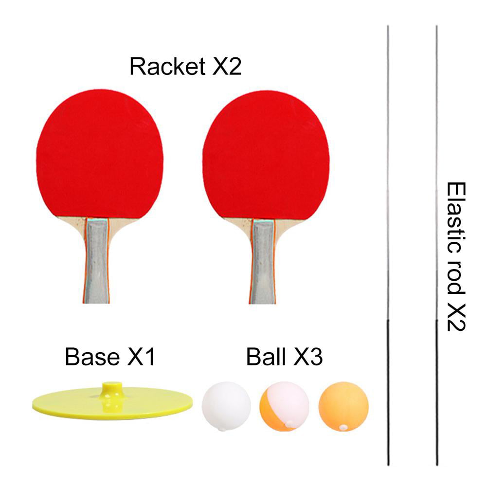 Elastic Soft Shaft Table Tennis Trainer Elastic Rod Training Ball Gift For Kid 