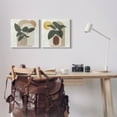thumbnail image 2 of Potted Plant Leaves Geometric Shapes Botanical & Floral Graphic Art Gallery Wrapped Canvas Print Wall Art, Set of 2, 2 of 7