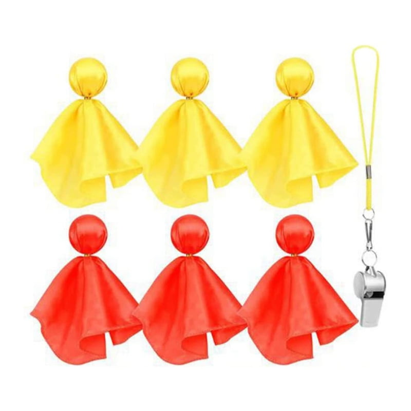 6 Pieces Penalty Flag Football Challenge Flags Football Referee Flag ...