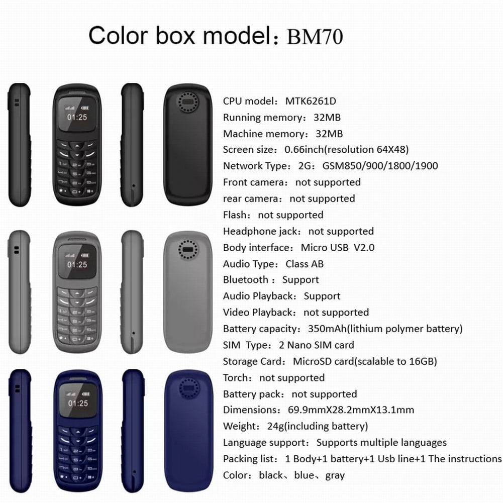 Las mejores ofertas en L8Star BM70 desbloqueado celulares y Smartphones