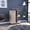 Beige, variant on 32" Tall White Coffee Cart with Divided Storage, 4 Locking Wheels | For Kitchen Islands, Offers Mobile Storage