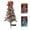 A, variant on Solar Lights Outdoor Waterproof Faux Cypress Pine Tree Stakes 2Pack Solar Powered Outside Summer Fall Patio Garden Lawn Walkway Pathway Landscape Ground Lamps，A