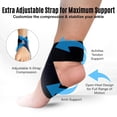 thumbnail image 2 of MDUB Ankle X Strap for Achilles Tendon and Planter Fasciitis Support, 1 Pack, Ankle Tendonitis Pain Relief Support Brace, Hiking, Soccer, Basketball, Running, Tennis, Volleyball & Pickleball, 2 of 6