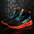 thumbnail image 4 of Tenis Zapatos Hombre Casual Slip-On Mesh Tenis Caminar (43 ) Negro Naranja Likrtyny Tenis De Mujer Tenis De Hombre, 4 of 9