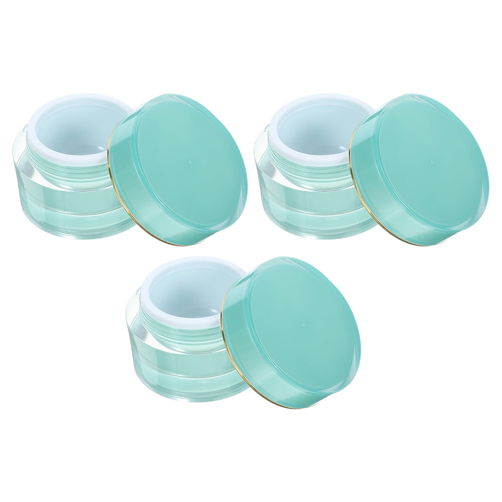 FRCOLOR 3pcs Cream Jar 30g Wide Mouth Cream Container Refillable Cream Jar Travel Jar Container