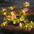 thumbnail image 6 of HESHENG 2m LED String Lights Artificial Vine Battery Powered Rose Flower Christmas Garland  Fairy Lights for Valentines Christmas Wedding Home Party Decor, 6 of 10