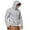 Gray, variant on Mens Fleece Hoodies Face Cover Mask Sweatshirts Long Sleeve Hooded Pullover Sweatshirt Casual Athletic Workout Hoodie