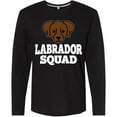 thumbnail image 3 of Inktastic Dog Chocolate Labrador Squad Long Sleeve T-Shirt, 3 of 5