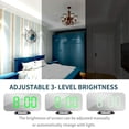 thumbnail image 4 of Reloj Despertador Digital, Gran Pantalla HD Luz Nocturna Inteligente Reloj Despertador Reloj Despertador para Niños Adolescentes Fashion Boy LED WD.WDQZL Hogar, 4 of 7